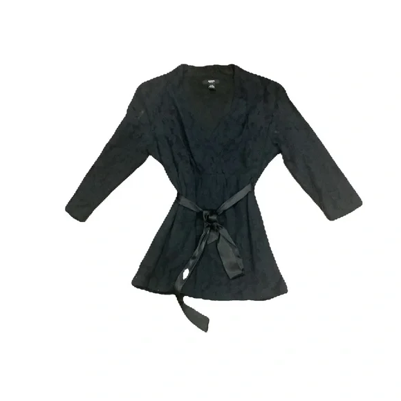 Alfani Womens mini black lace shirt🤩 - Picture 5 of 10